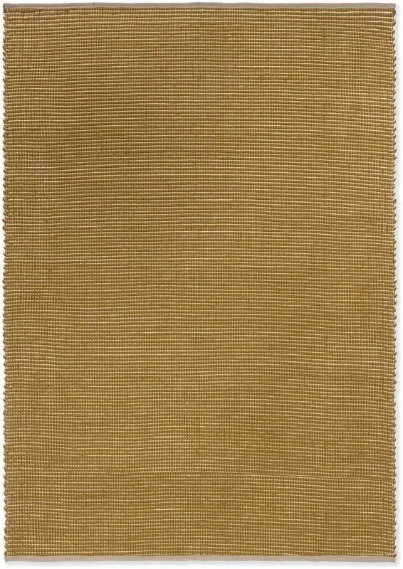 Brink and Campman Frame Mustard Area Rug 6' 7'' X 9' 8'' Rectangle
