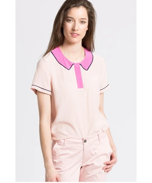 Tommy Hilfiger - Women's Alice Viscose Short Sleeve Blouse Pink / 2