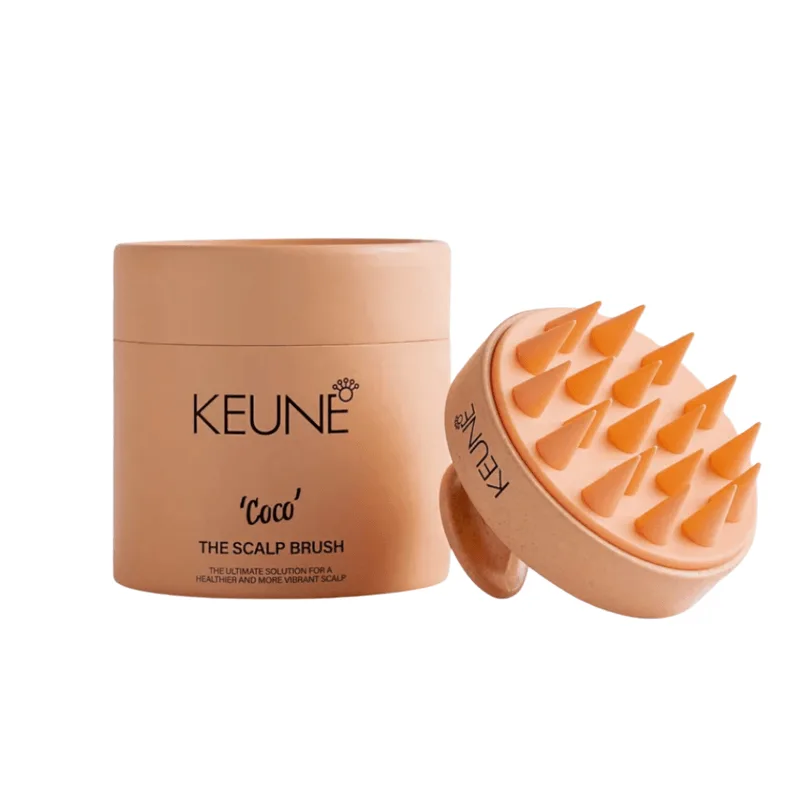 Keune Escova Capilar Massageadora Para Couro Cabeludo - Coco Scalp Brush