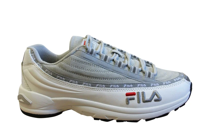 Fila DSTR97 S Mens White/Grey Trainers 7