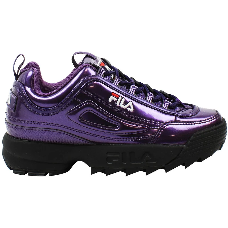 Fila Disruptor M Low Womens Purple Trainers 3