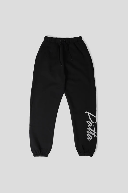 PANTALON DE JOGGING BRODÉ NOIR M