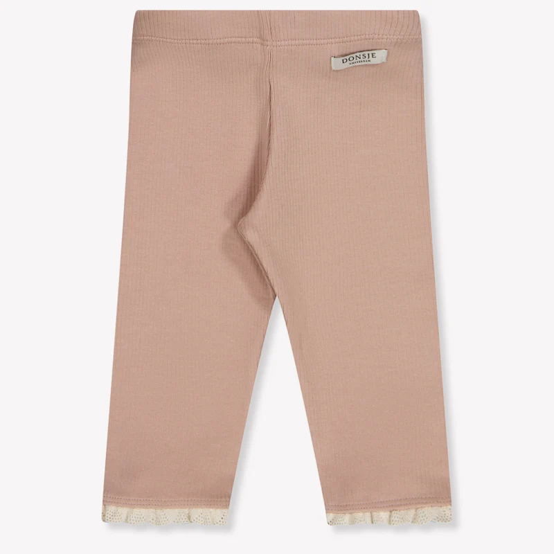 Donsje Amsterdam Affy Baby Meisjes Legging In Oud Roze 9/12