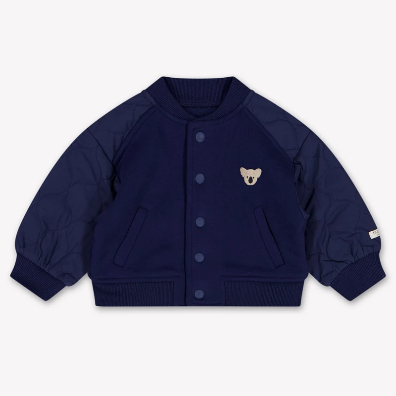 Donsje Amsterdam Noal Baby Jongens Vest In Navy 24/30