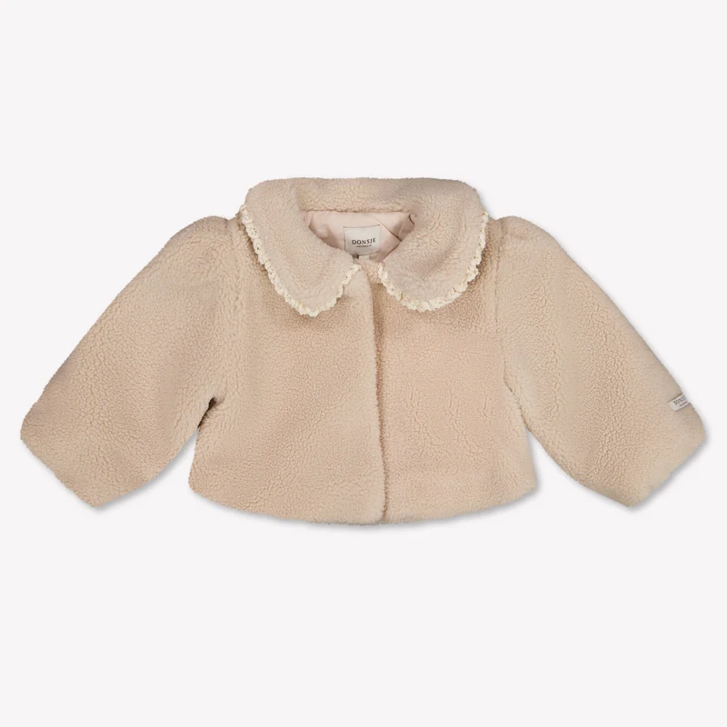Donsje Amsterdam Kavi Baby Meisjes Vest In Licht Roze 18/24
