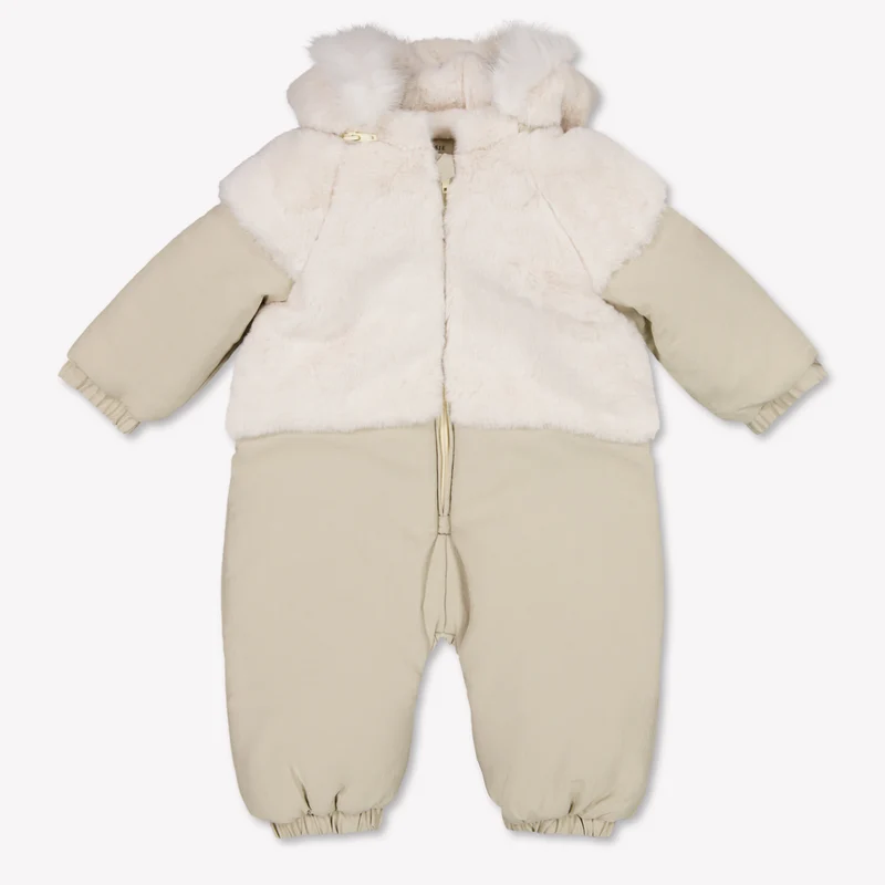 Donsje Amsterdam Maevie Baby Meisjes Skipakken In Licht Grijs 0/3