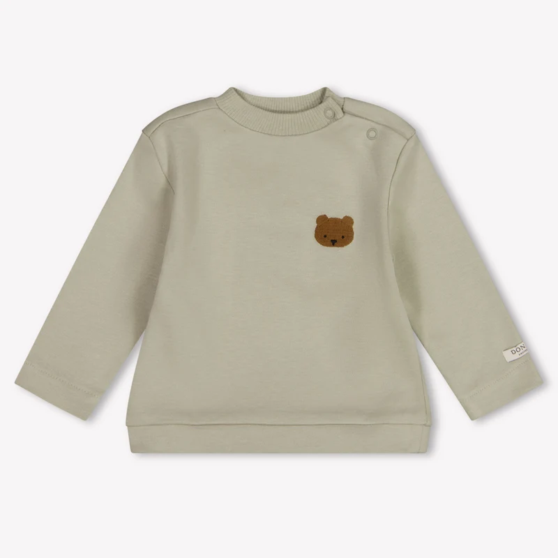 Donsje Amsterdam Jorijn Baby Jongens T-Shirt In Licht Groen 0/3