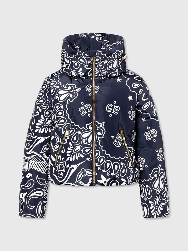 Goldbergh Women's Kyoki Ski Jacket 34 / 0049 BANDANA PAISLEY BLUE