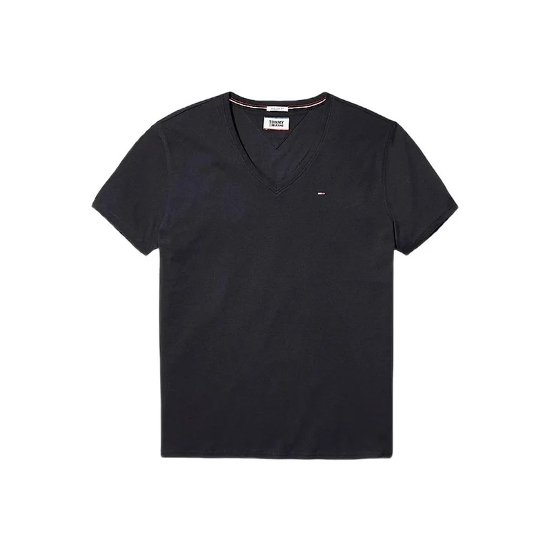 Tommy Hilfiger Jeans Black Cotton T-Shirt IT52 | XL
