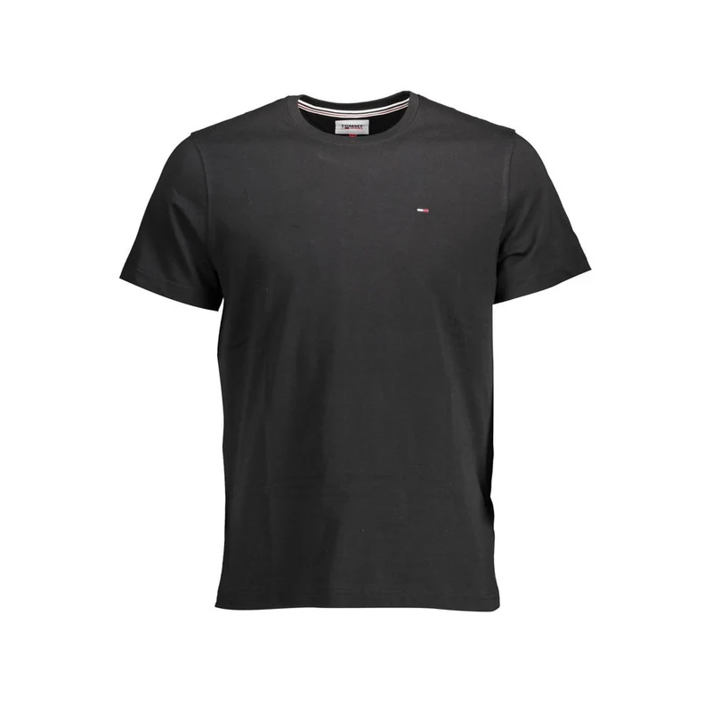 Tommy Hilfiger Black Organic Cotton Men T-Shirt XS