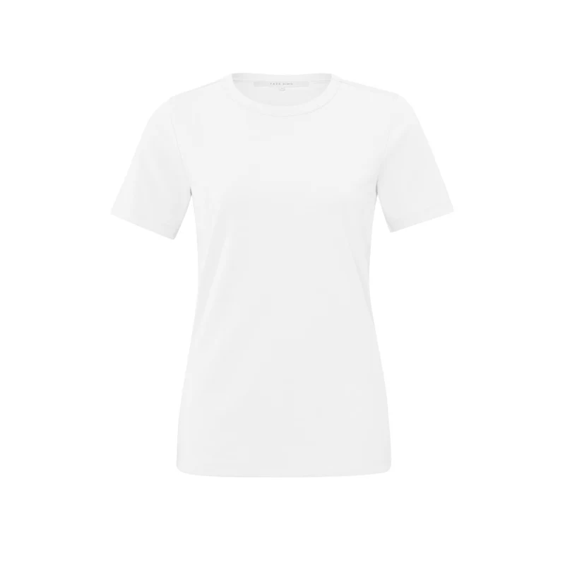 T-Shirt - Basic S / Weiß / Shirts & Tops