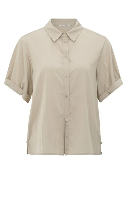 Bluse - Loose Fit 42 / Beige / Blusen