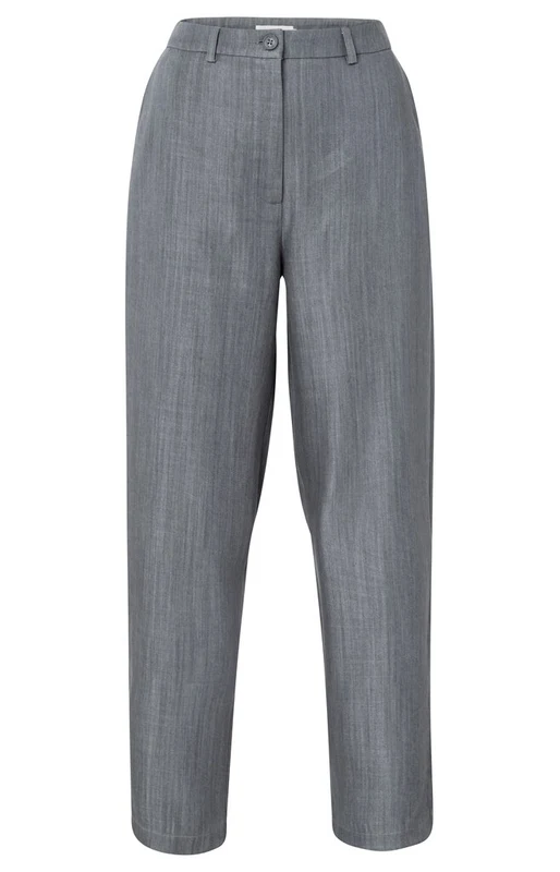 Hose - Loose Fit 42 / Grau / Hosen