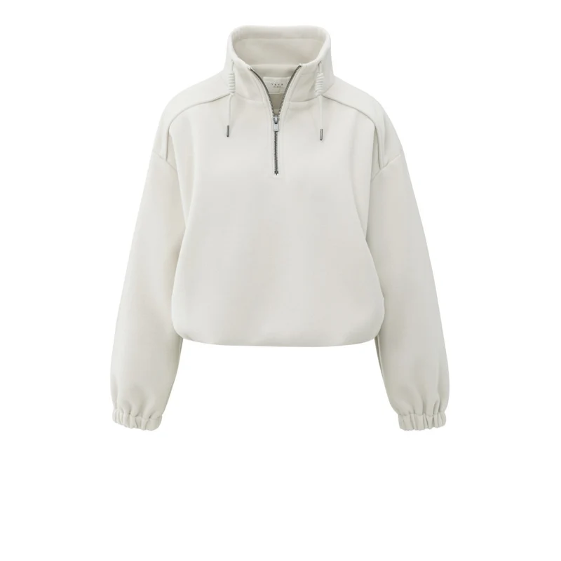 Sweatshirt - Ballonärmel S / Grau / Pullover & Strick