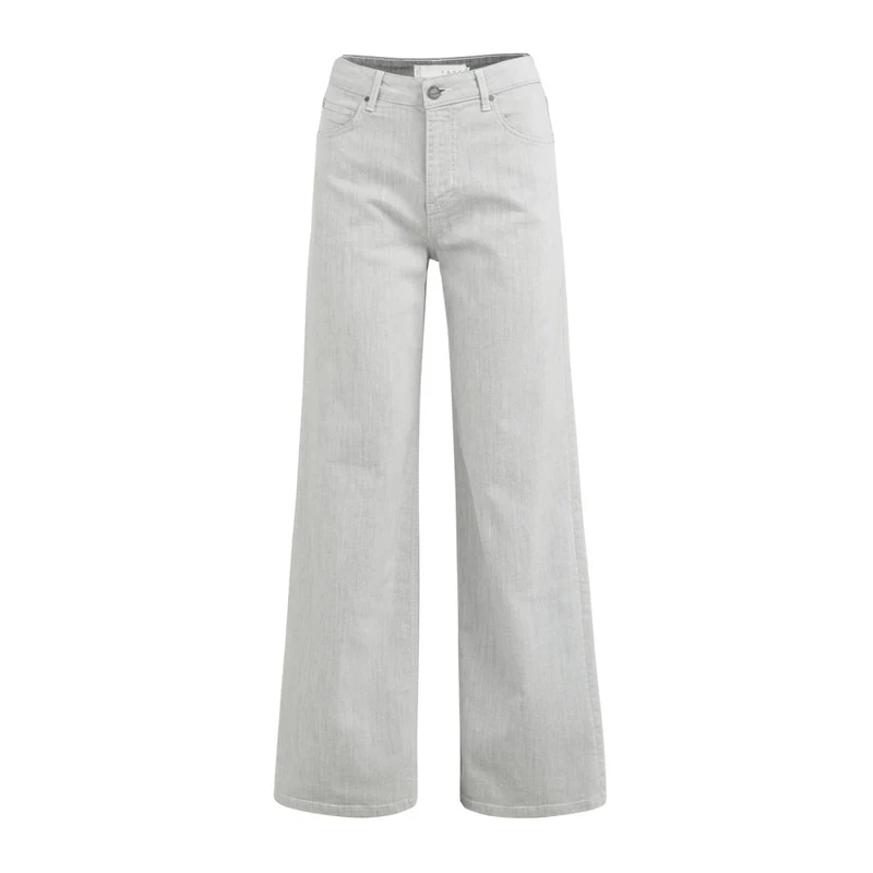 Jeans - high Waist 38 / Grau / Jeans