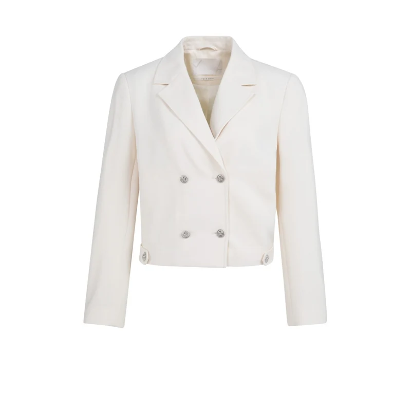 Jacke - doppelte Knopfreihe 34 / Beige / Blazer