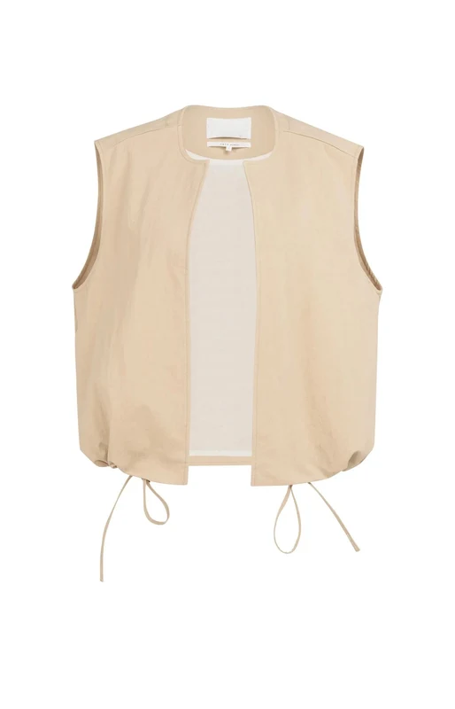 Weste - Loose Fit XXS / Beige / Weste
