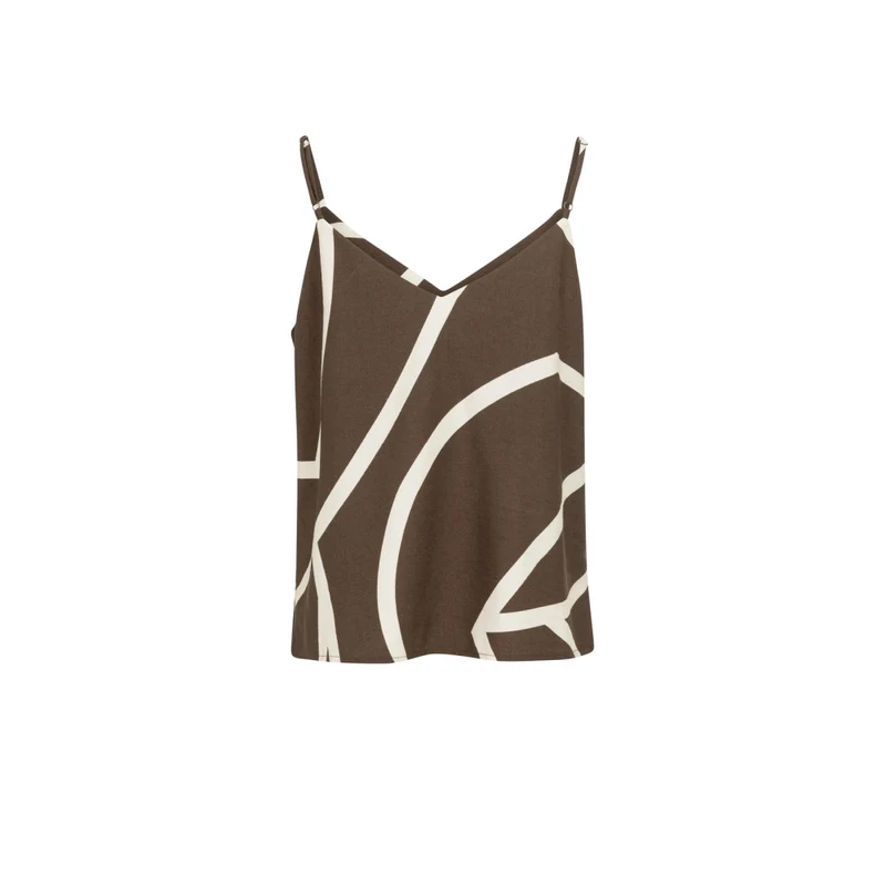 Top - Print 38 / Braun / Shirts & Tops