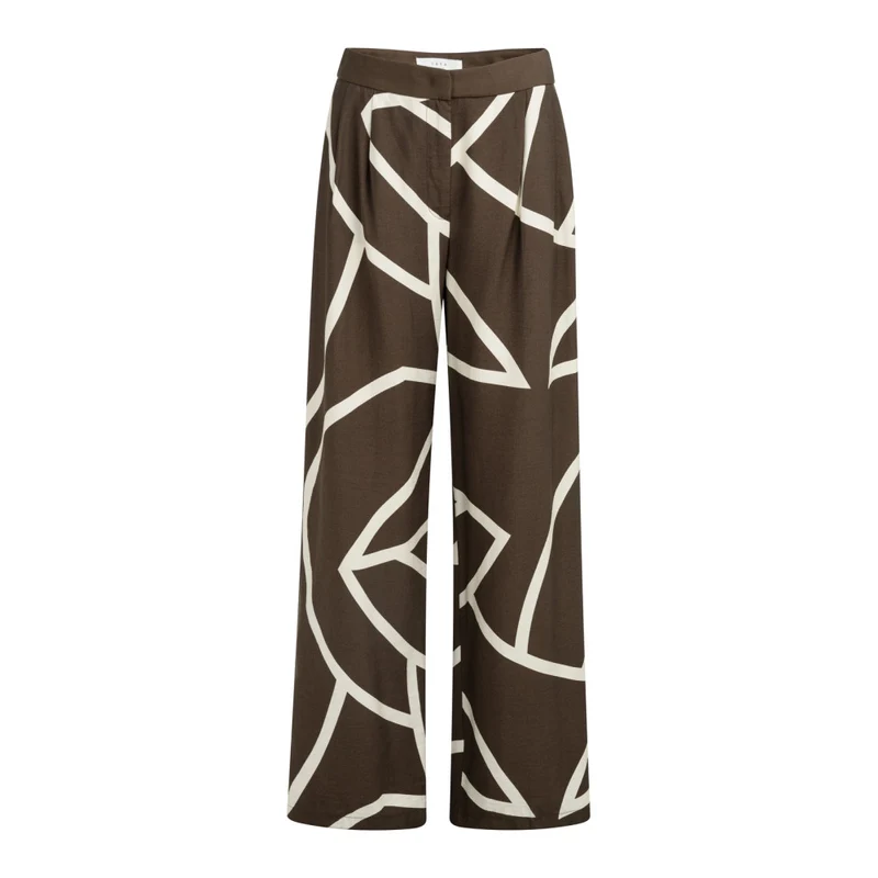 Hose - Print 44 / Braun / Hosen