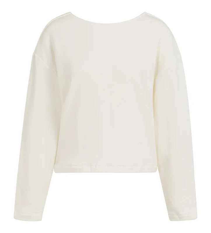 Sweatshirt - Knoten S / Wollweiß / Pullover & Strick