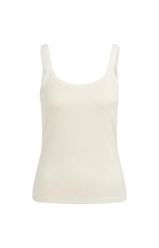 Top - Meshrand L / Beige / Shirts & Tops