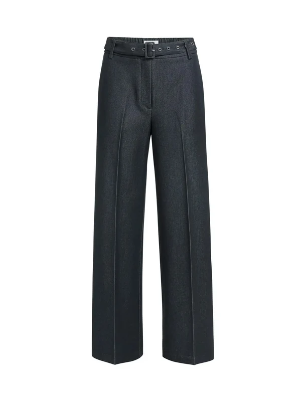 Hose - Wide Leg 34 / Schwarz / Hosen
