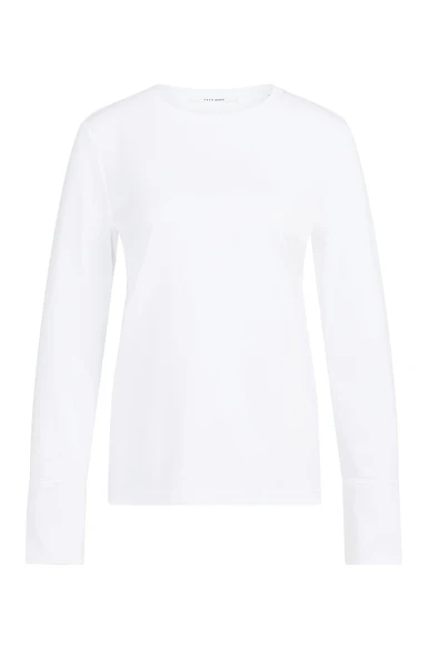 Langarmshirt XL / Weiß / Shirts & Tops