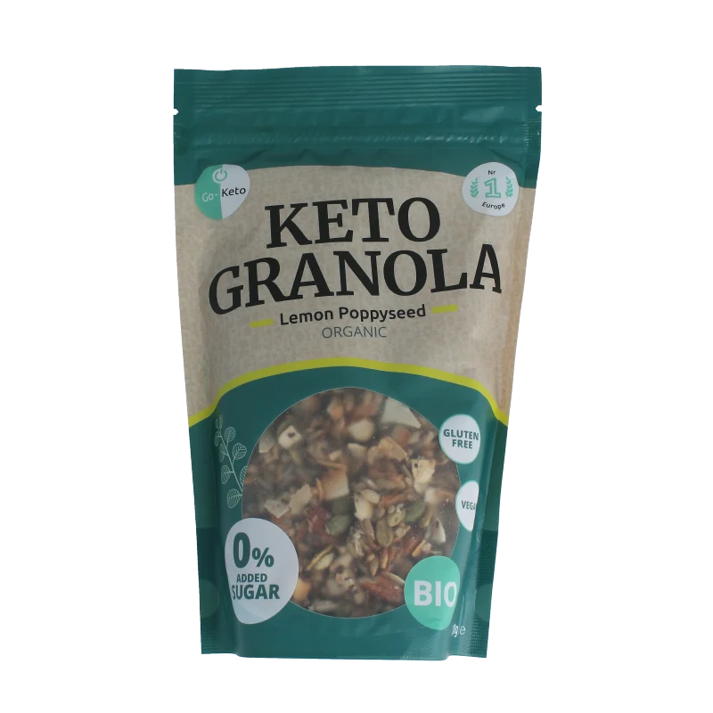 Go-Keto Granola citroen maanzaad biologisch 290 gram