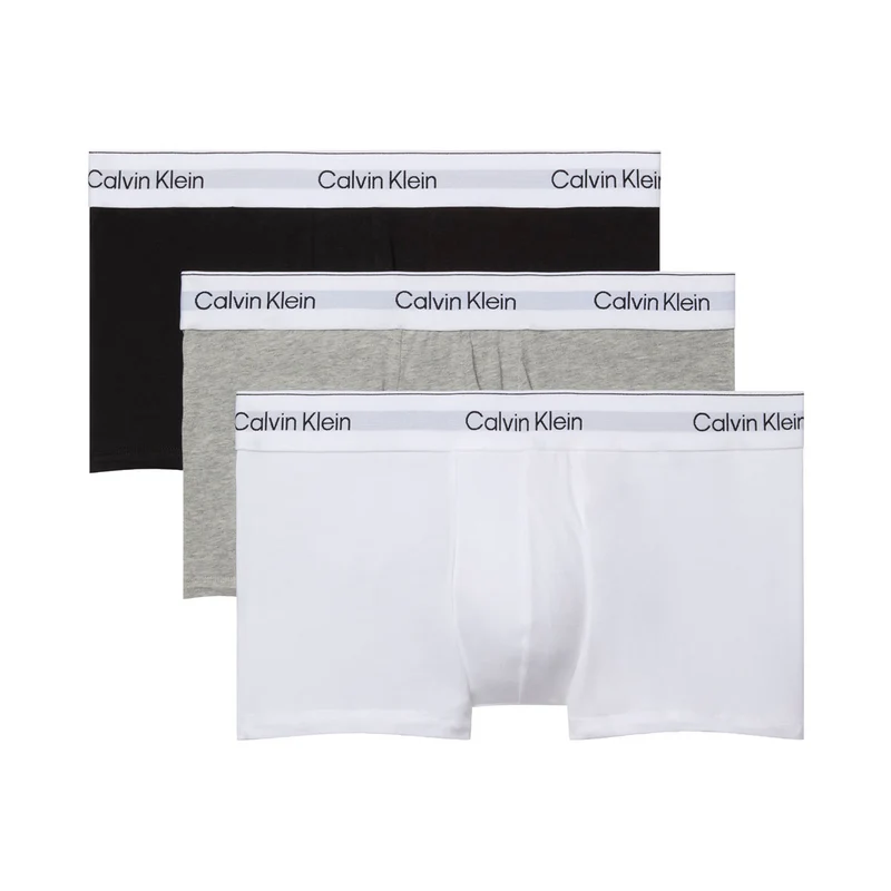 Parigamba Uomo Calvin Klein Cotton Stretch 3 Pack Grigio M
