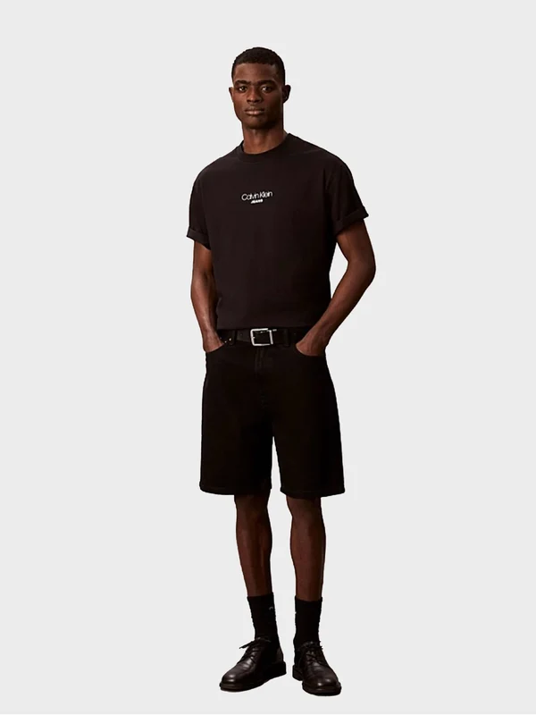 Calvin Klein Jeans - Men's Logo Graphic Relaxed Fit T- Shirt Black / XL