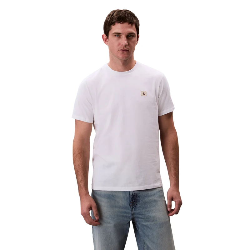 T-Shirt Uomo Calvin Klein 30S Classic Bianco M