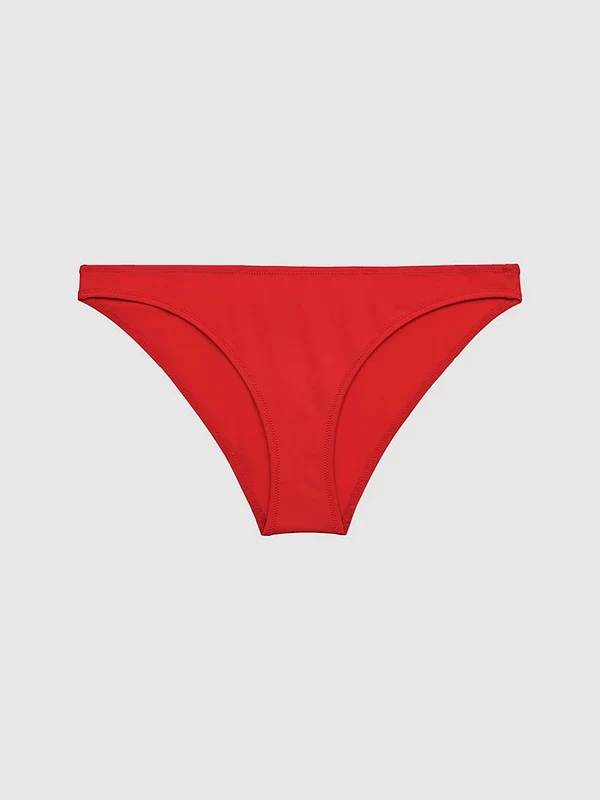 Calvin Klein - Women's Cheeky Bikini Bottom Red / XL