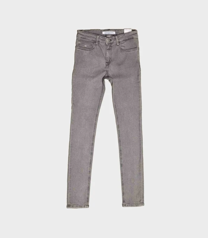 Calvin Klein Jeans - Girls' Skinny Jeans Grey / 14