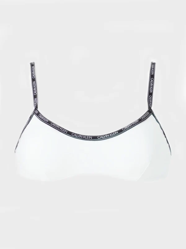 Calvin Klein - Women's Bralette Bikini Top - Intense Power White / XL