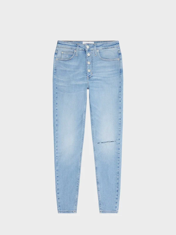 Calvin Klein Jeans - Women's High Rise Super Skinny Ankle Light Denim / 30