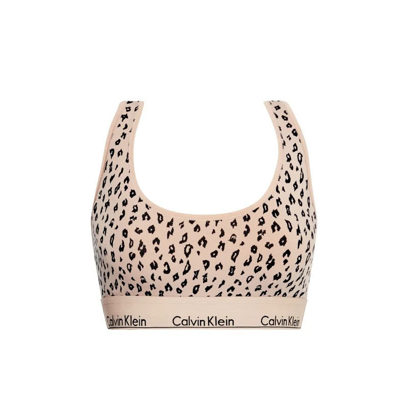 Calvin Klein Jeans - Women's Modern Cotton Bralette Top Tiger Print / M