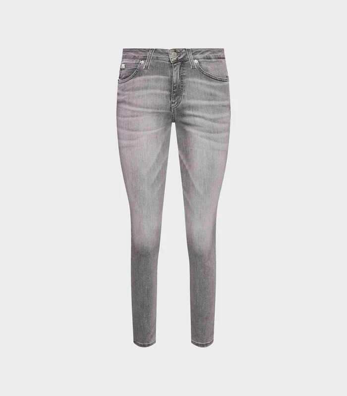Calvin Klein Jeans - Women's Mid Rise Skinny Ankle Jeans Denim Grey / 31