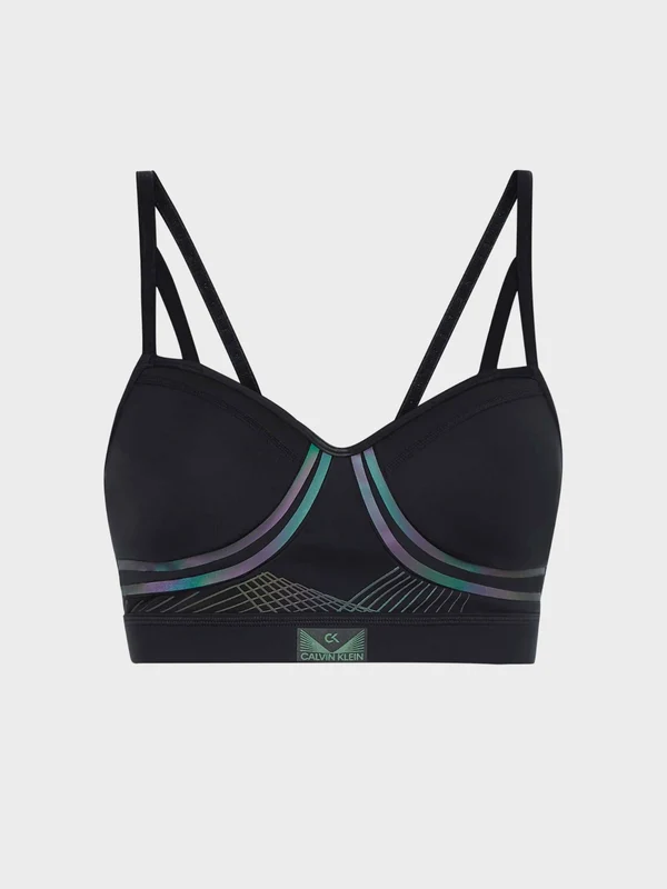Calvin Klein - Women's Medium Impact Sports Bra Black / M