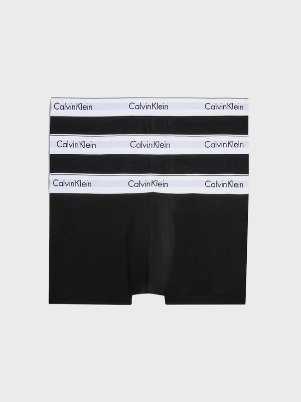Calvin Klein - Men's Pack Of 3 Trunk Boxers Black / S