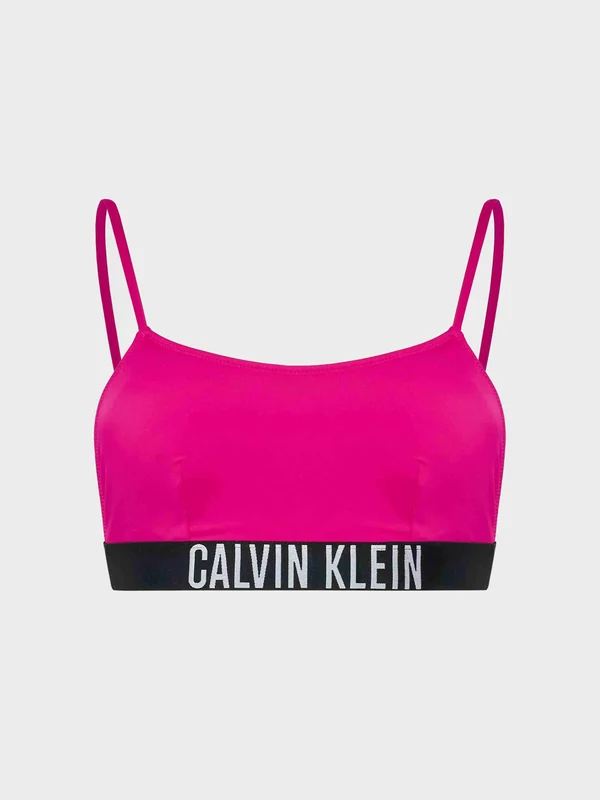 Calvin Klein - Women's Bralette Bikini Top Royal Pink / M
