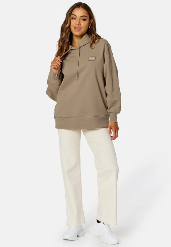 Badge Oversized Hoddie L