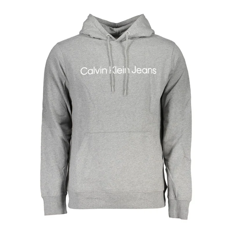 Calvin Klein Grigio Cotton Men's Sweatshirt XL