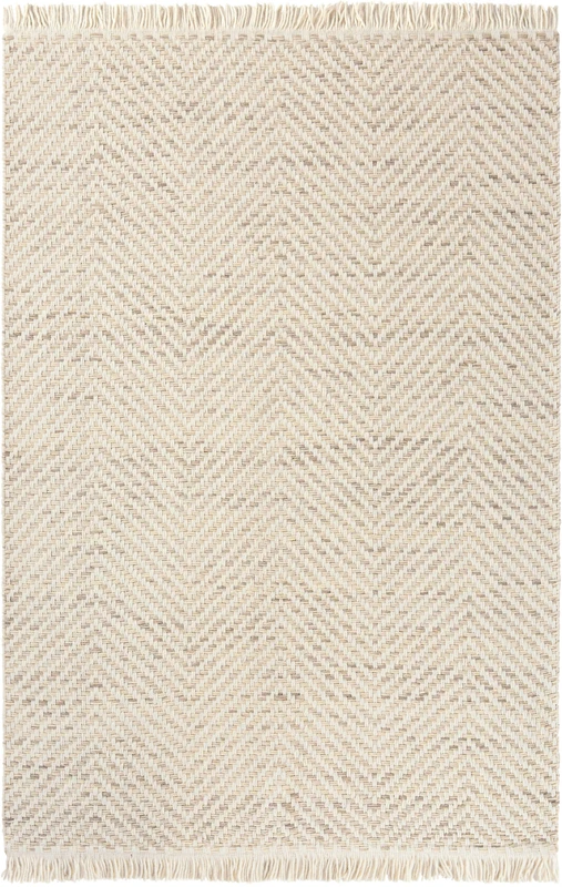 Brink and Campman Atelier Twill Oyster Area Rug 4' 7'' X 6' 7'' Rectangle