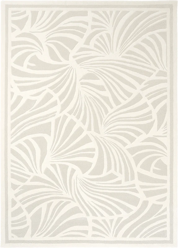 Brink and Campman Japanese Fans Ivory Area Rug by Florence Broadhurst 3' 11'' X 5' 9'' Rectangle