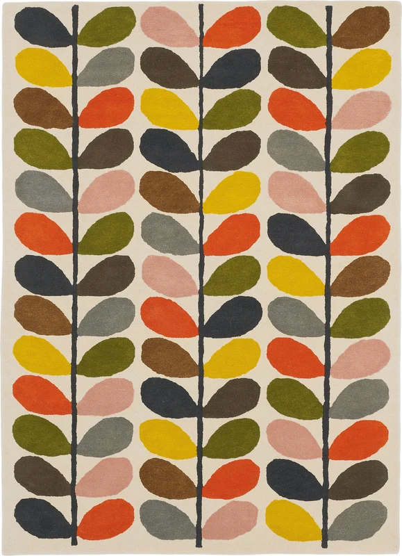 Brink and Campman Classic Multi Stem Area Rug by Orla Kiely 6' 7'' X 9' 2'' Rectangle