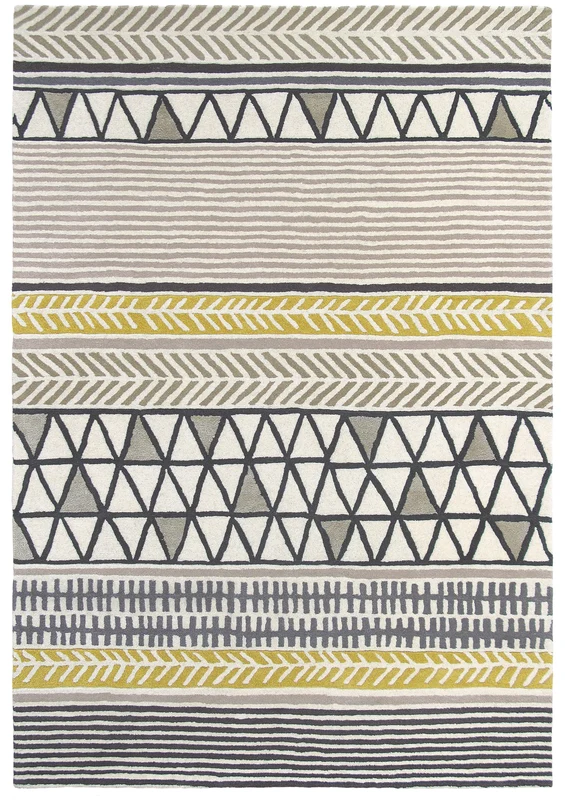 Brink and Campman Raita Taupe Area Rug by Scion 3' 11'' X 5' 9'' Rectangle