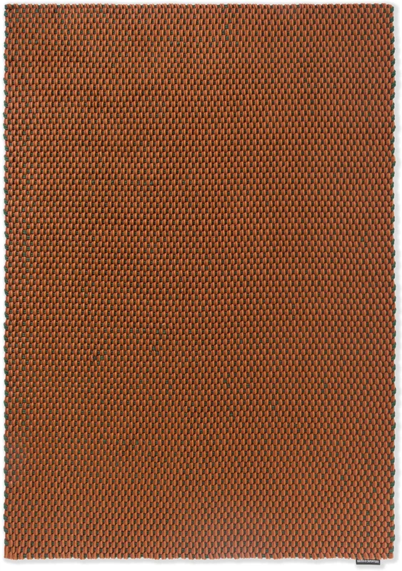 Brink and Campman Lace Tricolore Terra/Rust/Green Area Rug 6' 7'' X 9' 2'' Rectangle