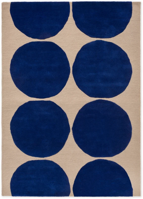 Brink and Campman Isot Kivet Blue Area Rug by Marimekko 8' 2'' X 11' 6'' Rectangle