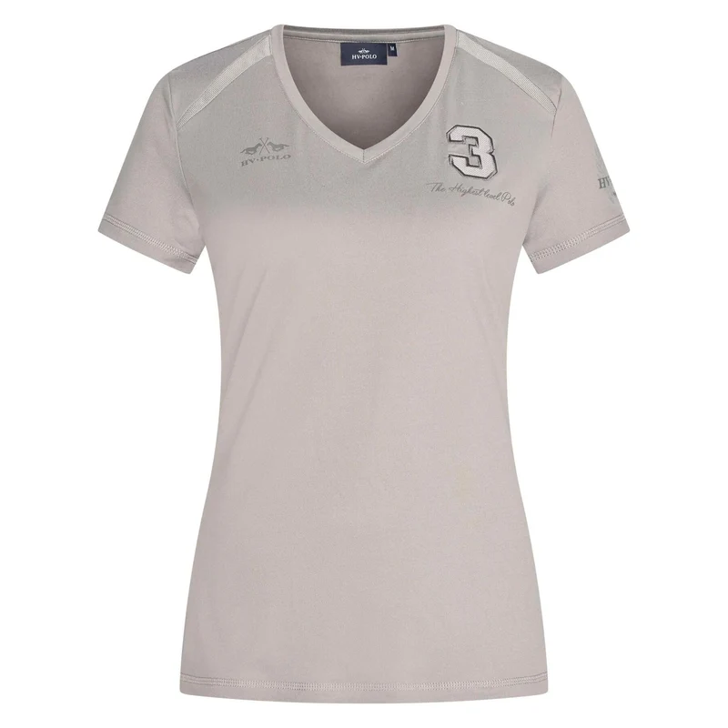 HV Polo Ladies Favouritas Tech T-Shirt Titanium / X-Small