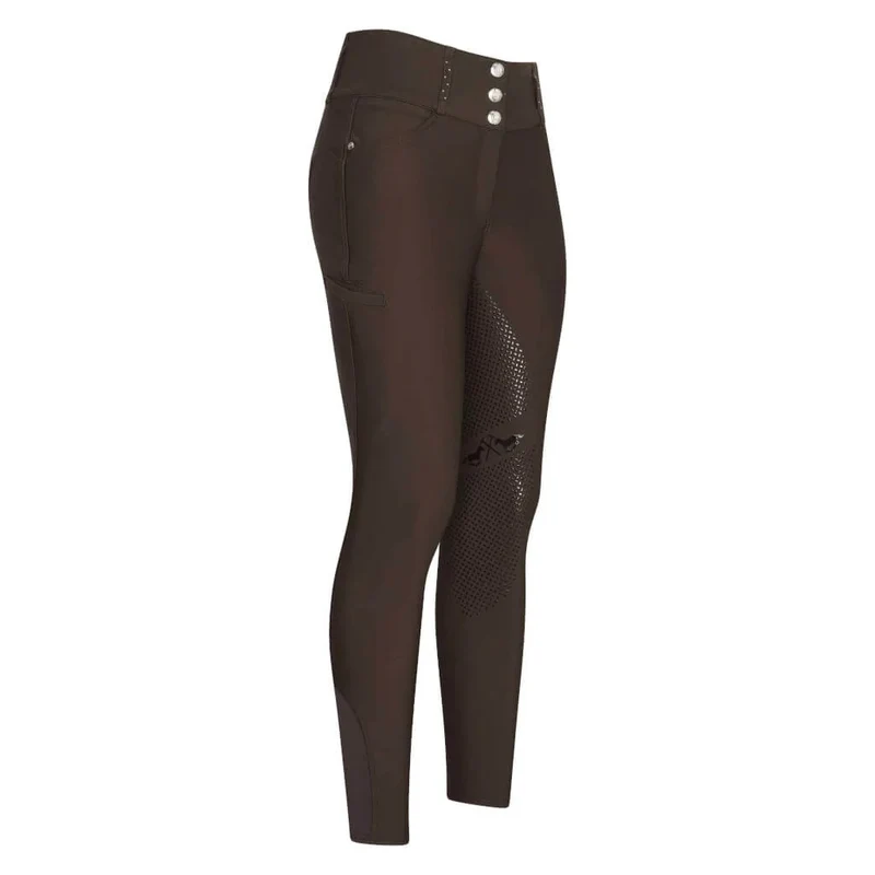 HV Polo Ladies Elena HVP Full Grip Riding Breeches Espresso / 44